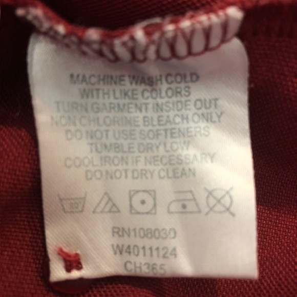 Chestnut Hill  Red Short Sleeve Polo Size XL - Picture 4 of 7